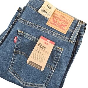 Levis 725 High Rise Bootcut Jeans Womens 32x30 Medium Wash Stellar Stretch New